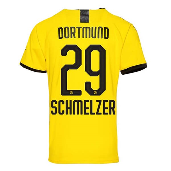 Tailandia Camiseta Borussia Dortmund NO.29 Schmelzer Primera 2019-2020 Amarillo